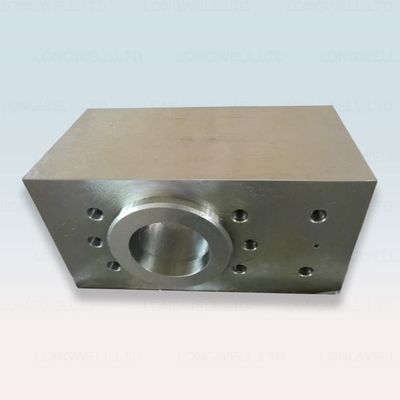 HHF-800/1000 Triplex Fluid End Module مع 7500 psi الضغط الأقصى ، API 6 Connection ، وبناء الصلب المقلد